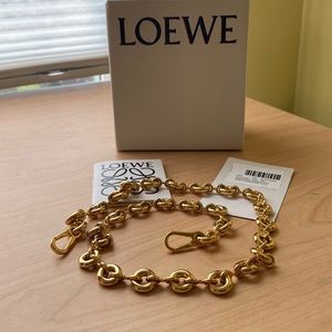 NWT Loewe gold-tone donut bag strap